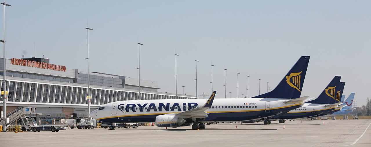 Thumbnail voor Ryanair annuleert ruim honderd vluchten op Charleroi vanwege staking