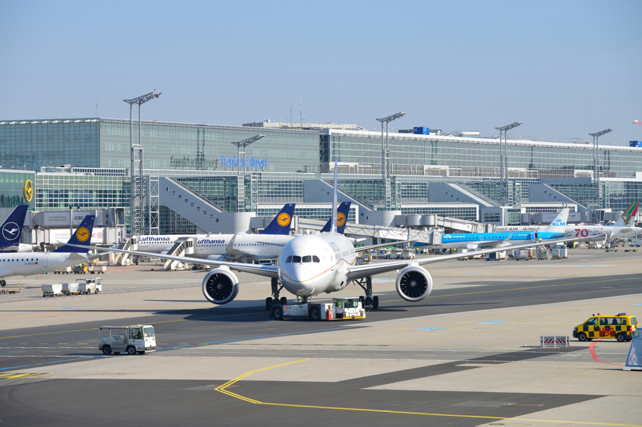 Thumbnail voor Luchthaven Frankfurt geteisterd door ijzel: veel vluchten geannuleerd