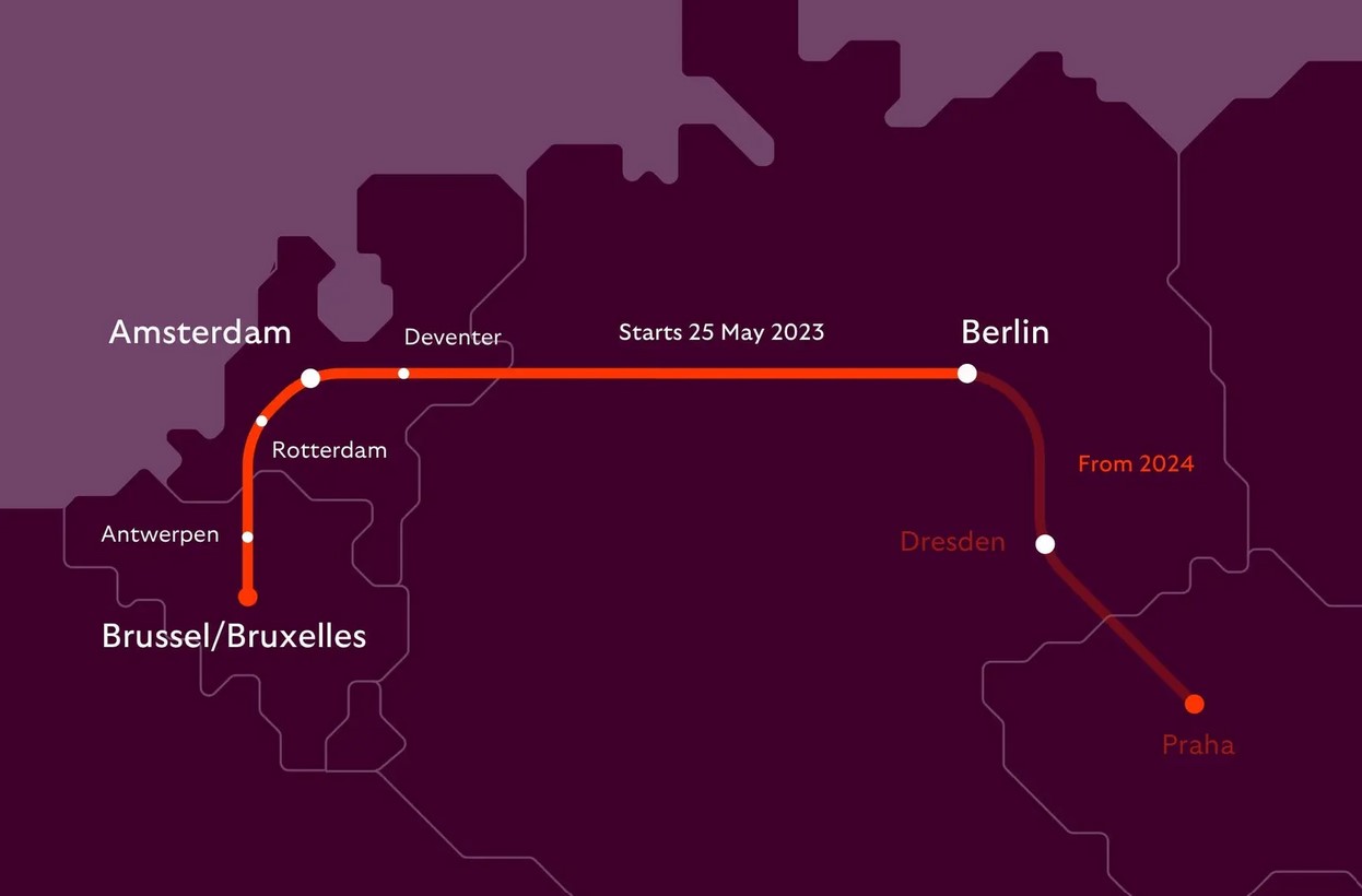 Thumbnail voor Ticketverkoop gestart voor nieuwe nachttrein van Nederland en België naar Berlijn