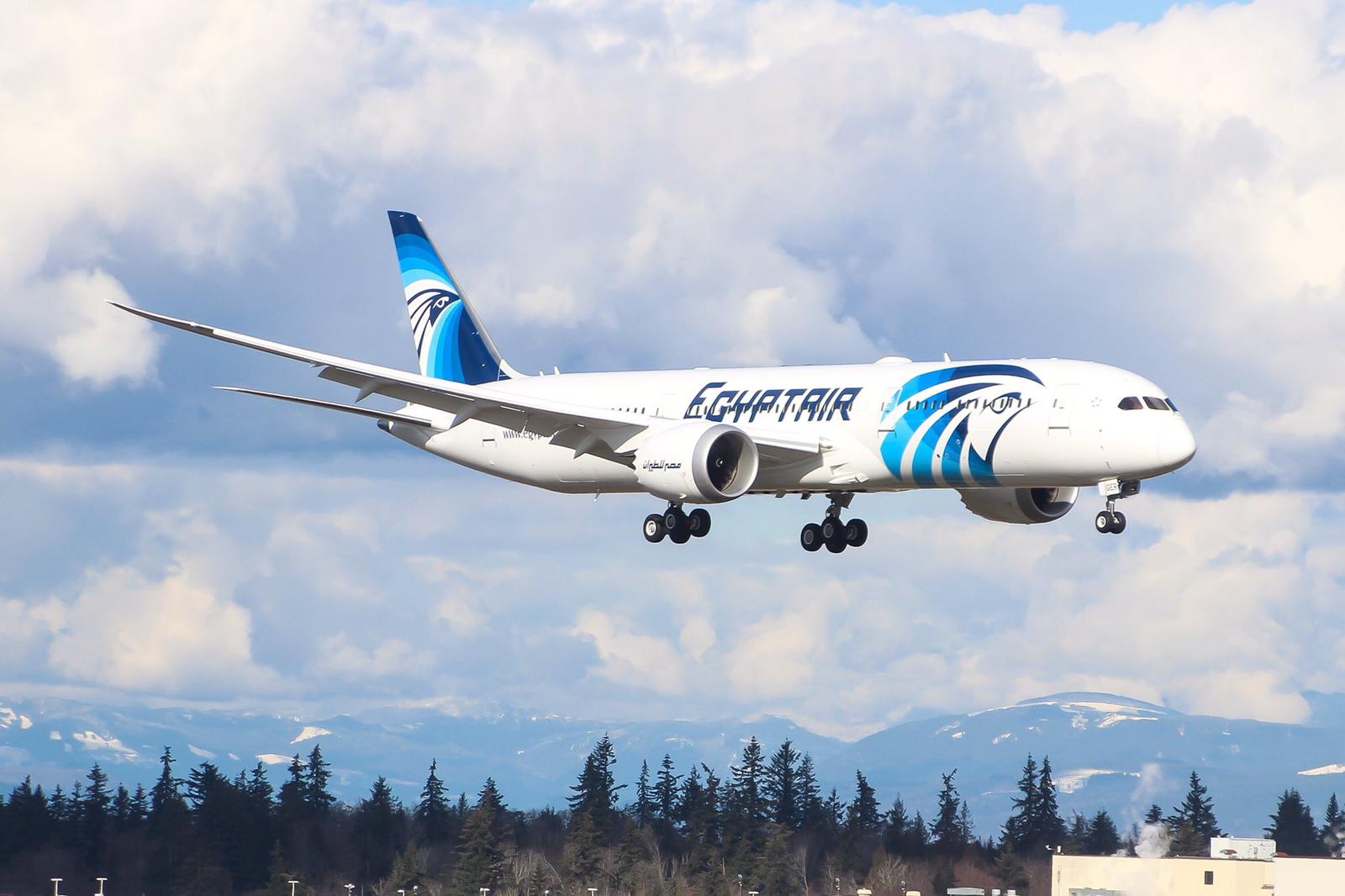 Thumbnail voor EgyptAir in het hoogseizoen met Boeing 787 naar Schiphol