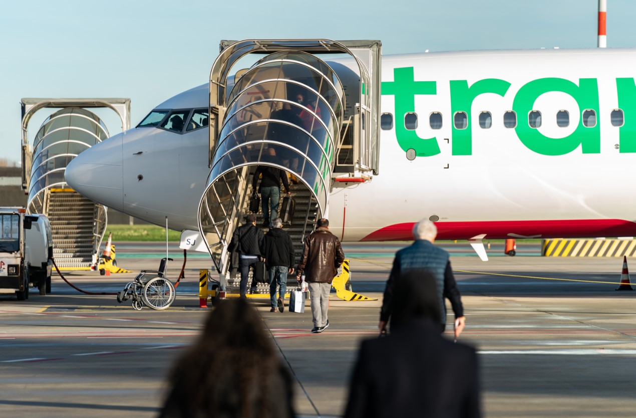 Thumbnail voor Transavia: bijbetalen voor gegarandeerd plekje voor handbagage