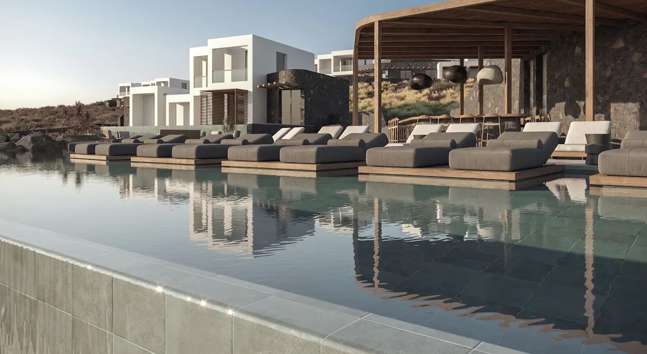 Thumbnail voor Hyatt Hotels opent het nieuwe Magma Resort Santorini