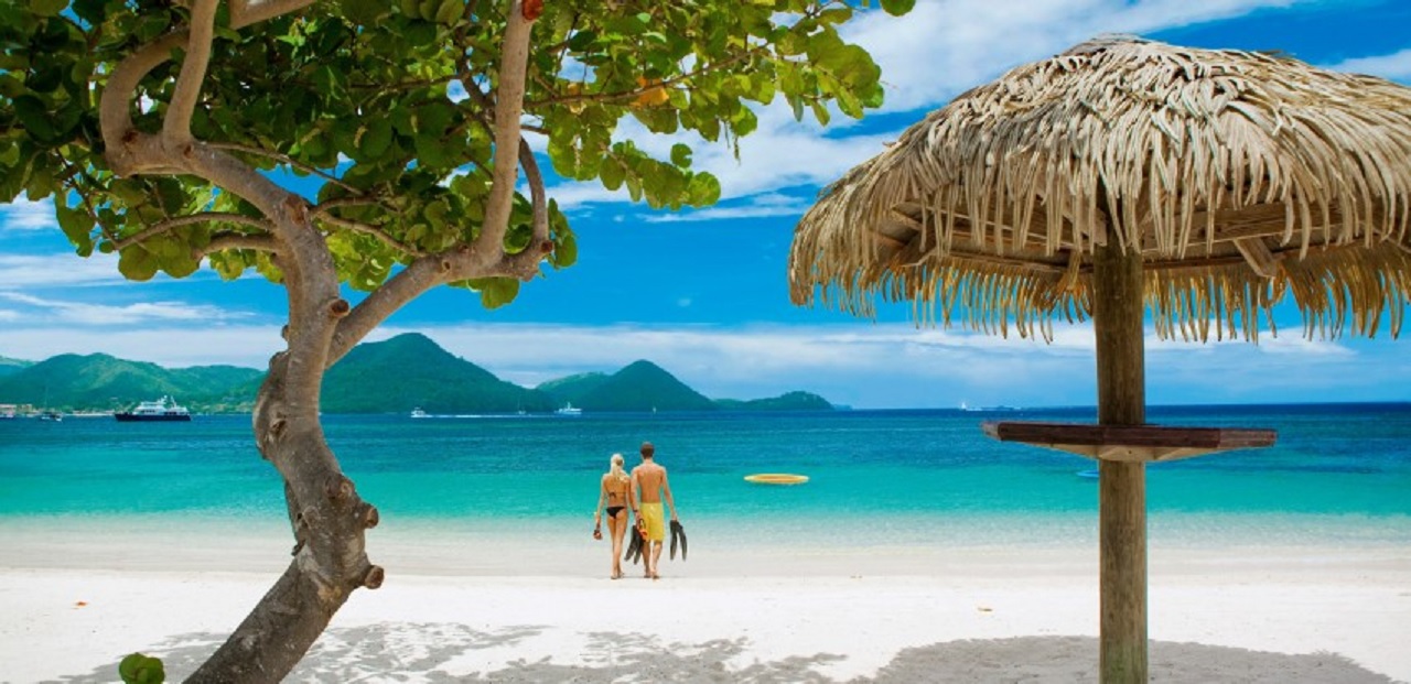 Thumbnail voor De vijf meest romantische Caribische stranden