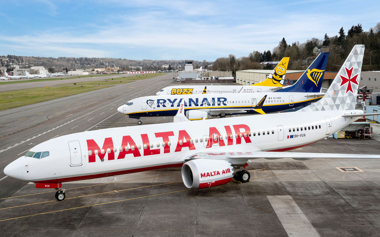 Thumbnail voor Ryanair-dochter Malta Air komende winter van Eindhoven naar Malta