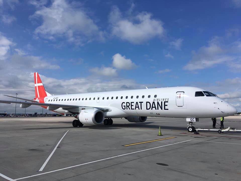 Thumbnail voor BBI Travel met Great Dane Airlines van Eelde naar Scandinavië