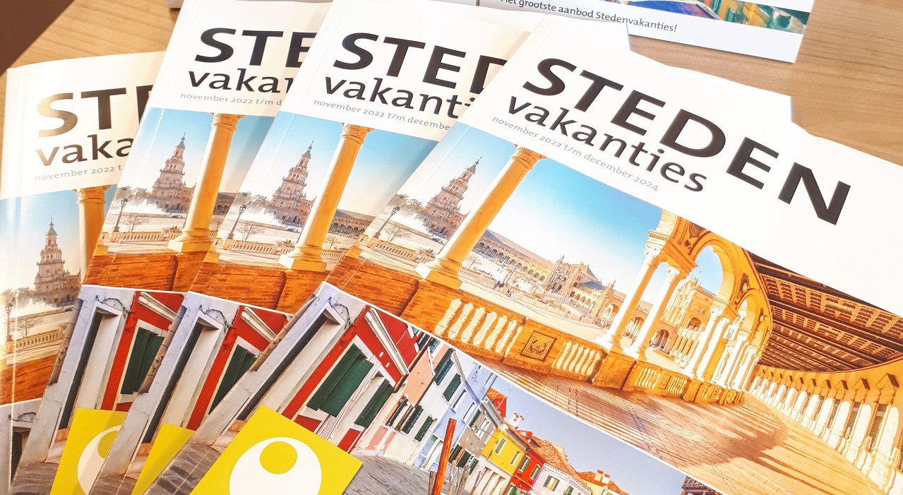 Thumbnail voor Sunair Vakanties brengt nieuwe stedenbrochure en kalender uit