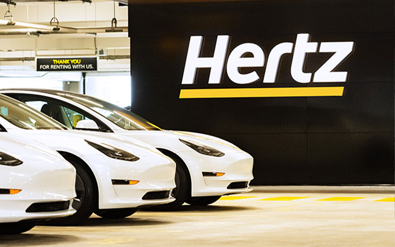 Thumbnail voor Hertz breidt vloot uit met 100.000 Tesla’s