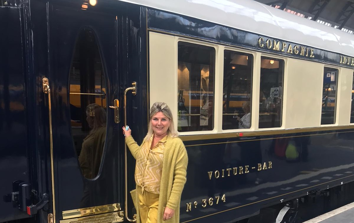 Thumbnail voor Marijke van der Schaft op reis naar Venetië met de historische Orient Express