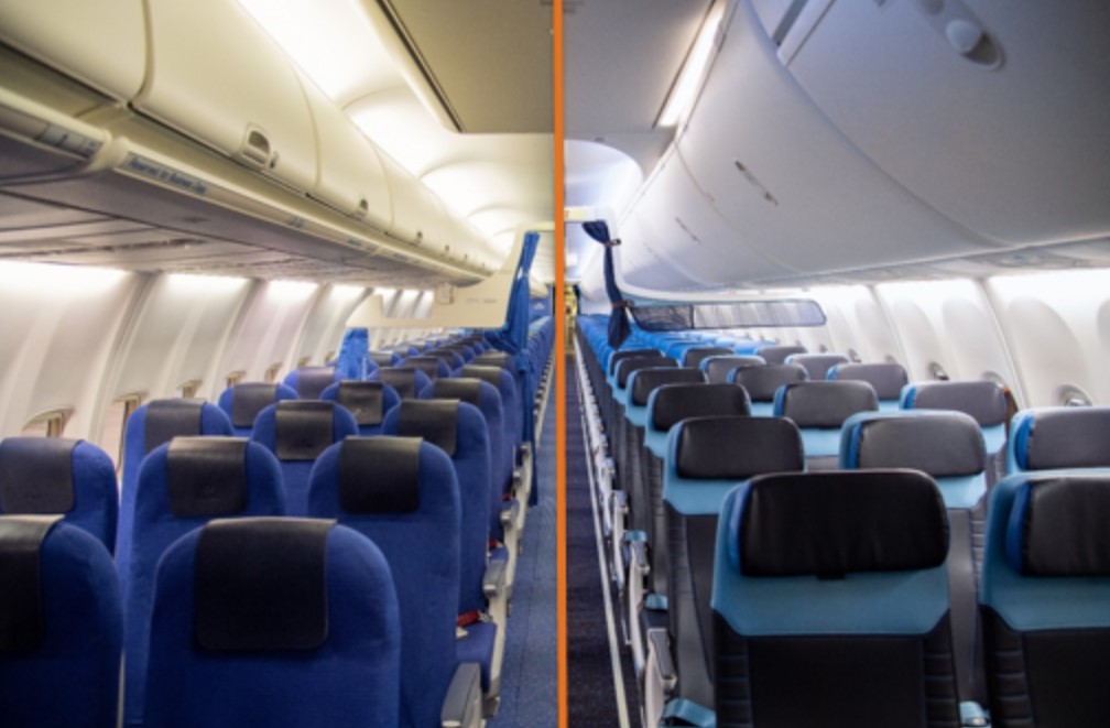 Thumbnail voor KLM voorziet veertien oude Boeing 737’s van nieuw interieur