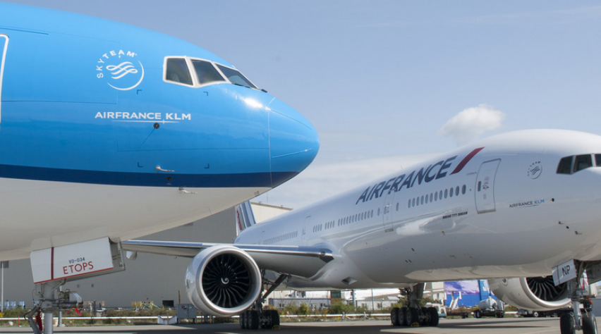 Thumbnail voor Air France-KLM lijdt kwartaalverlies van bijna half miljard euro