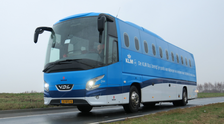 Thumbnail voor KLM breidt busdienst naar Arnhem en Nijmegen uit