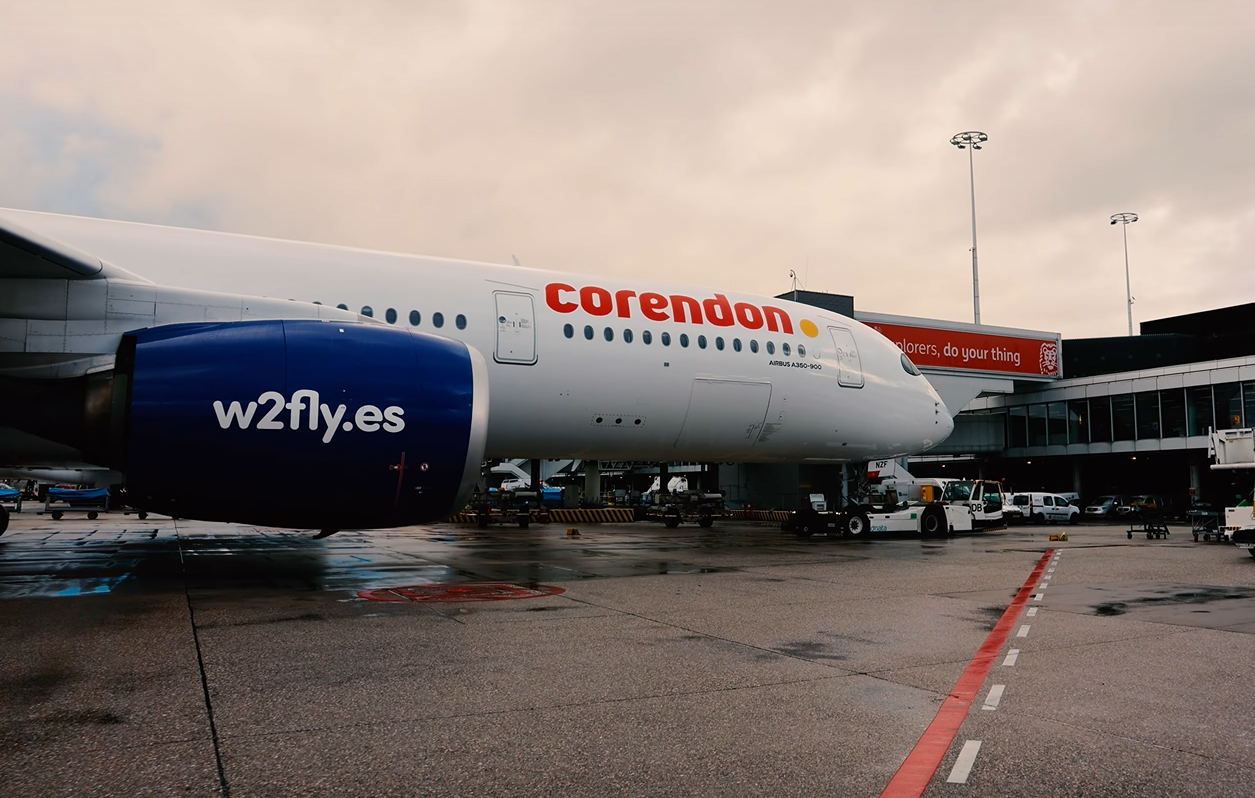 Thumbnail voor Corendon zet Airbus A350 naar meer bestemmingen in