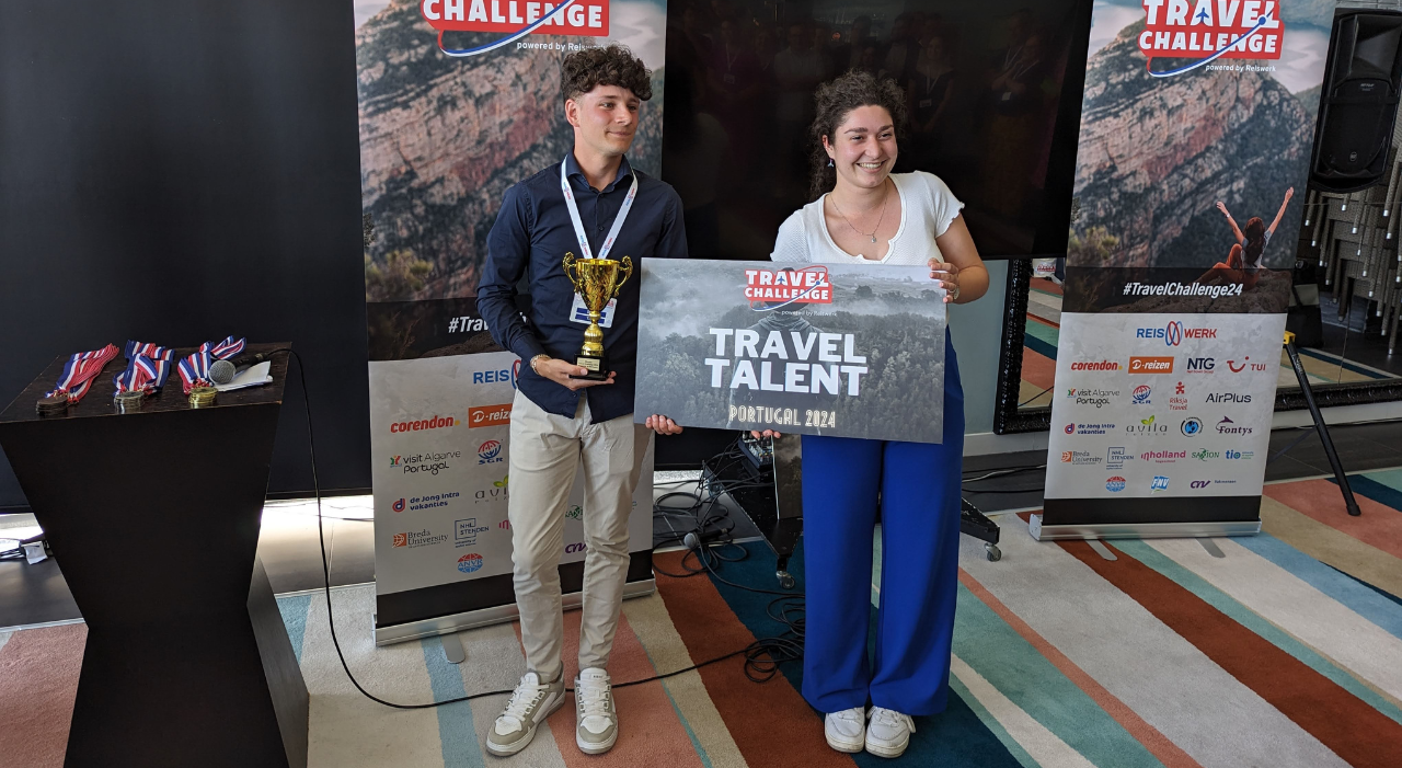 Thumbnail voor Winnaars Stijn en Jolien blikken terug op Travel Challenge: ‘Netwerken was nooit mijn sterkste kant’