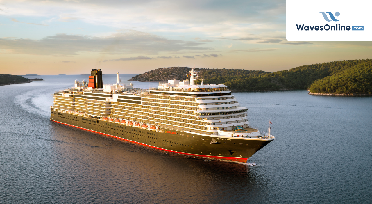 Thumbnail voor Reisagenten starten 2026 met famtrip aan boord van Queen Anne