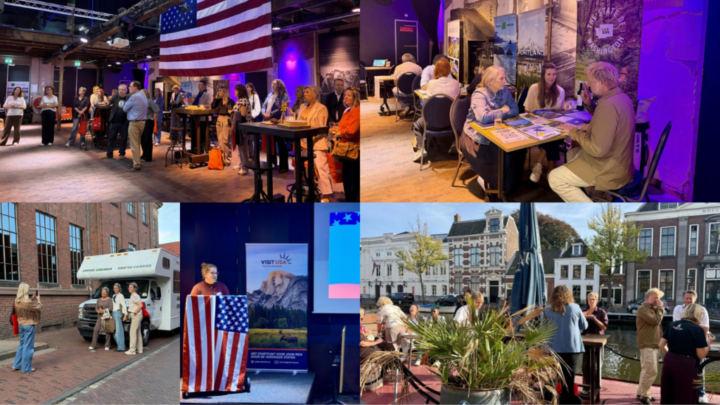 Sfeerbeelden Visit USA Nederland in Leiden